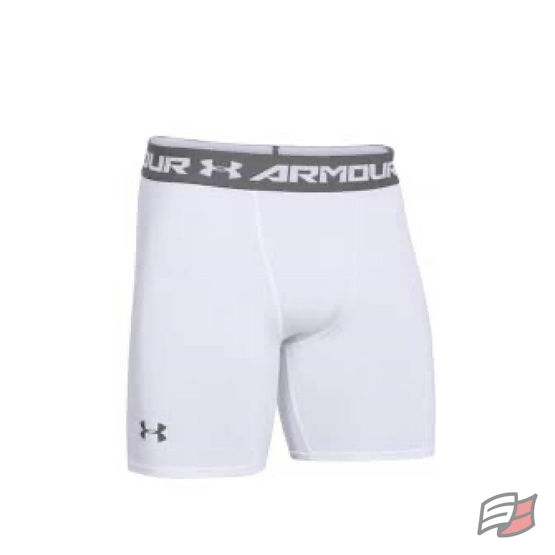 UA HG Armour Mid Padless-WHT Femme White / White / Black - Private Sport  Shop