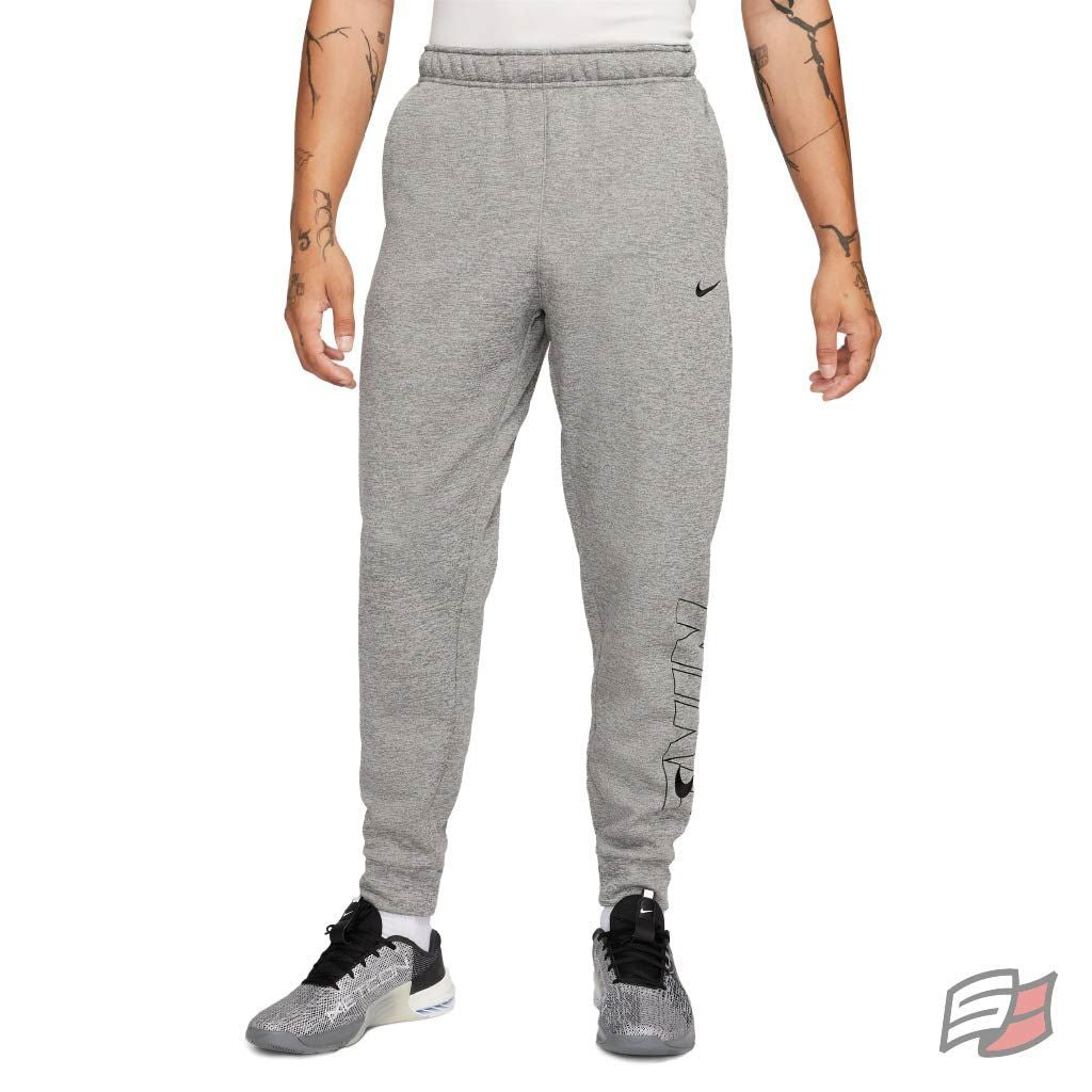 Nike Men Therma-FIT Grey Heather/Black Open Hem Fitness Pants (DQ4856-063)  M/XXL | eBay
